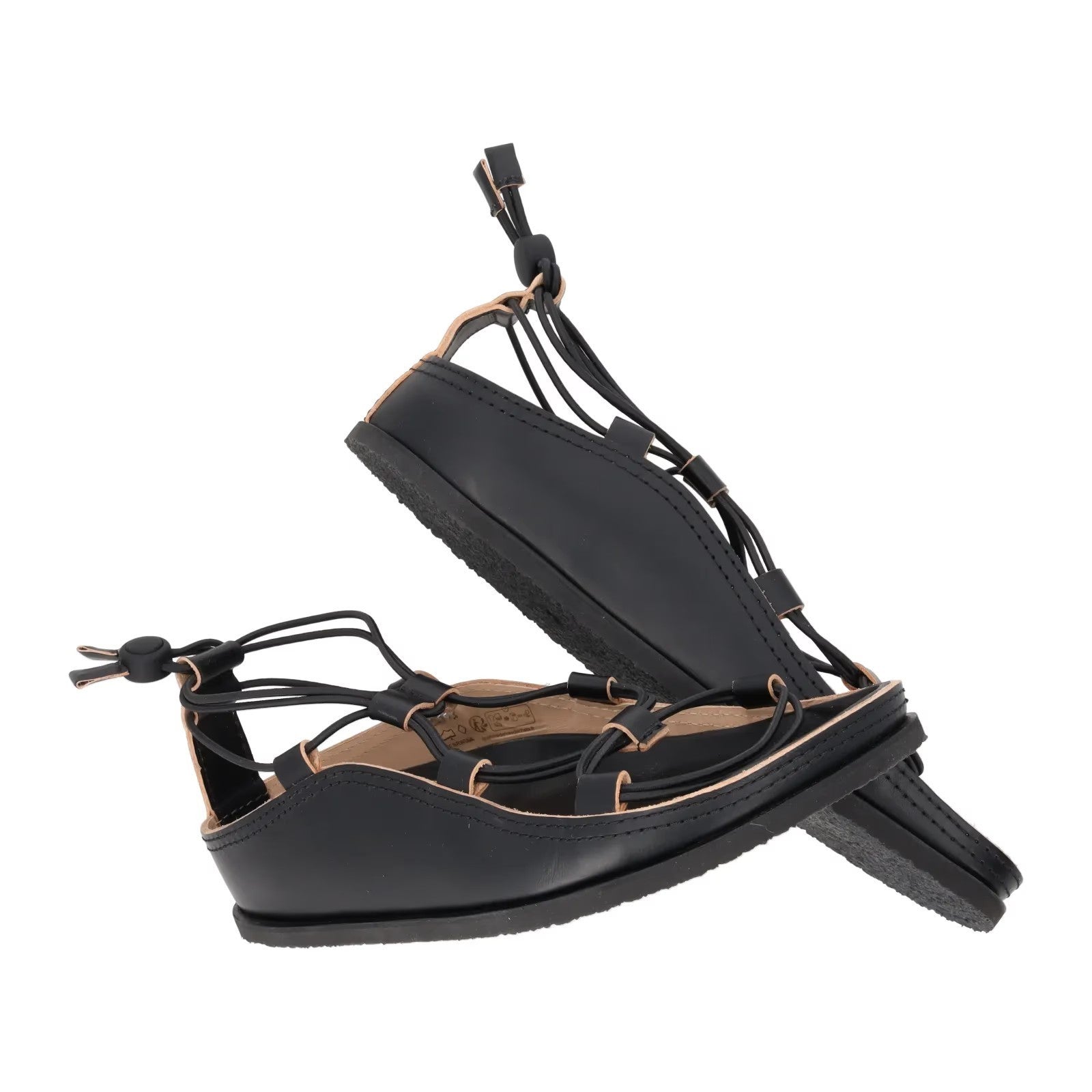 LEMAIRE LEATHER Women Flat Gladiator Sandal Leather Strappy Open Toe EU41 RRP435 — View 8
