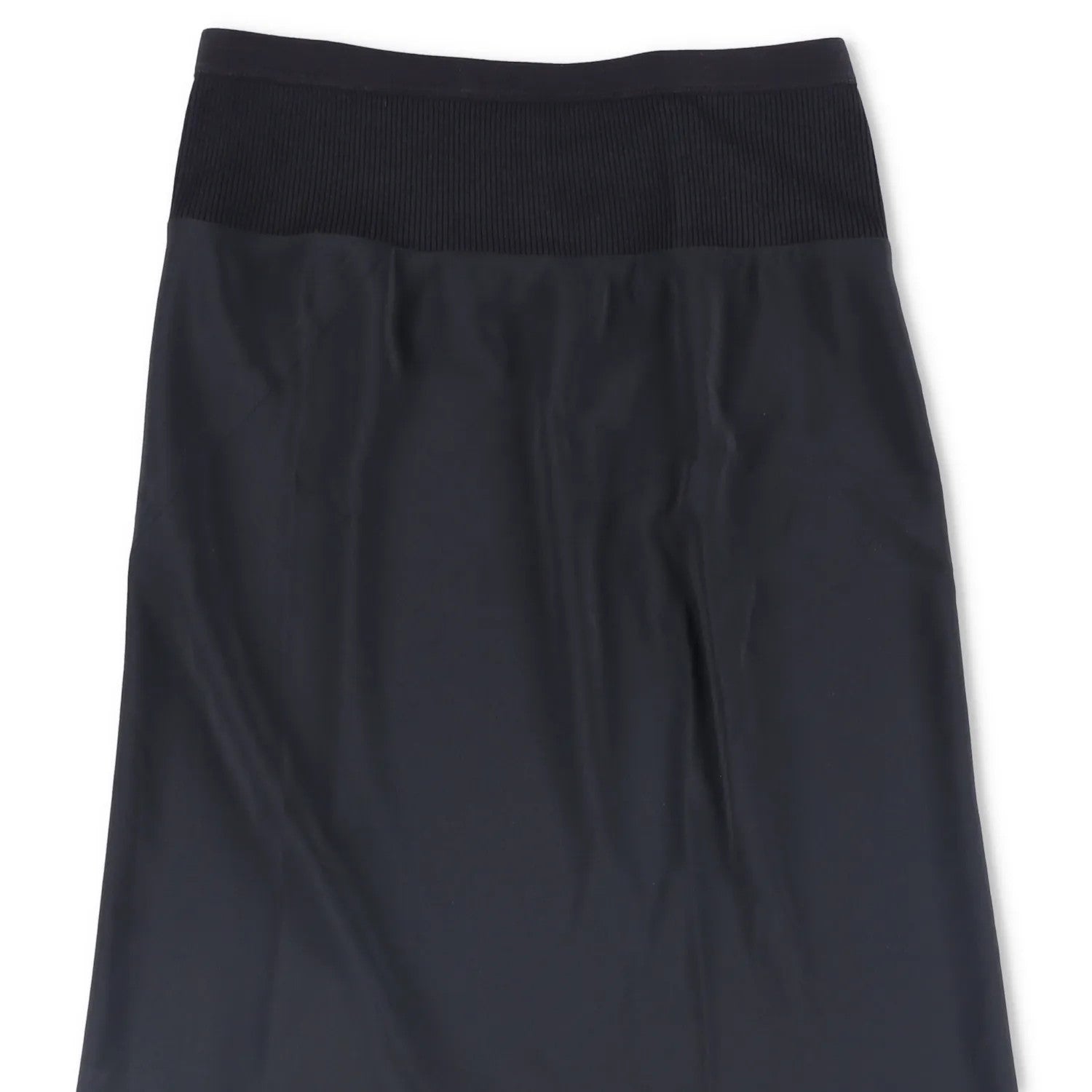 RICK OWENS Womens Knee Length Skirt Mid Waist Fitted Black Size 42 RRP 404 — View 2