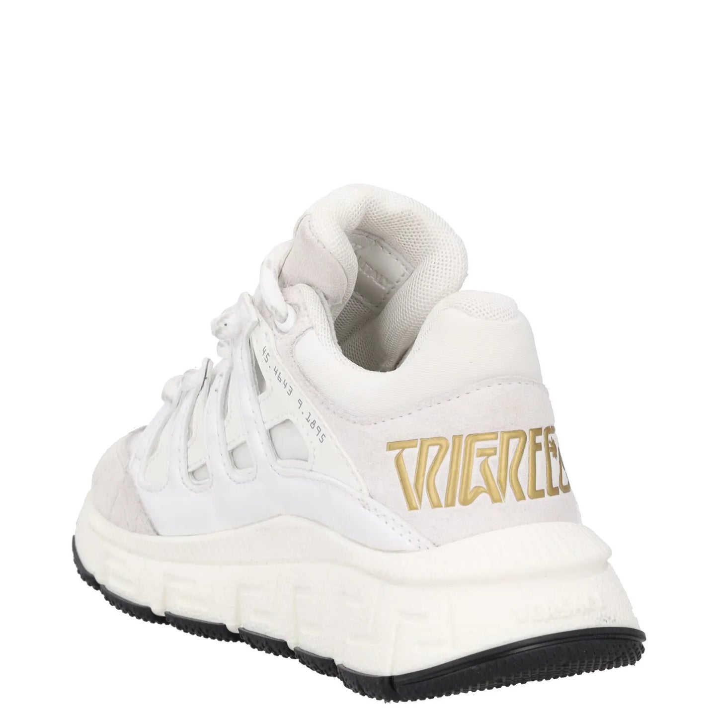VERSACE Boys Trainers White Leather Low Top Lace Up Chunky EU 27 RRP 200 — View 5