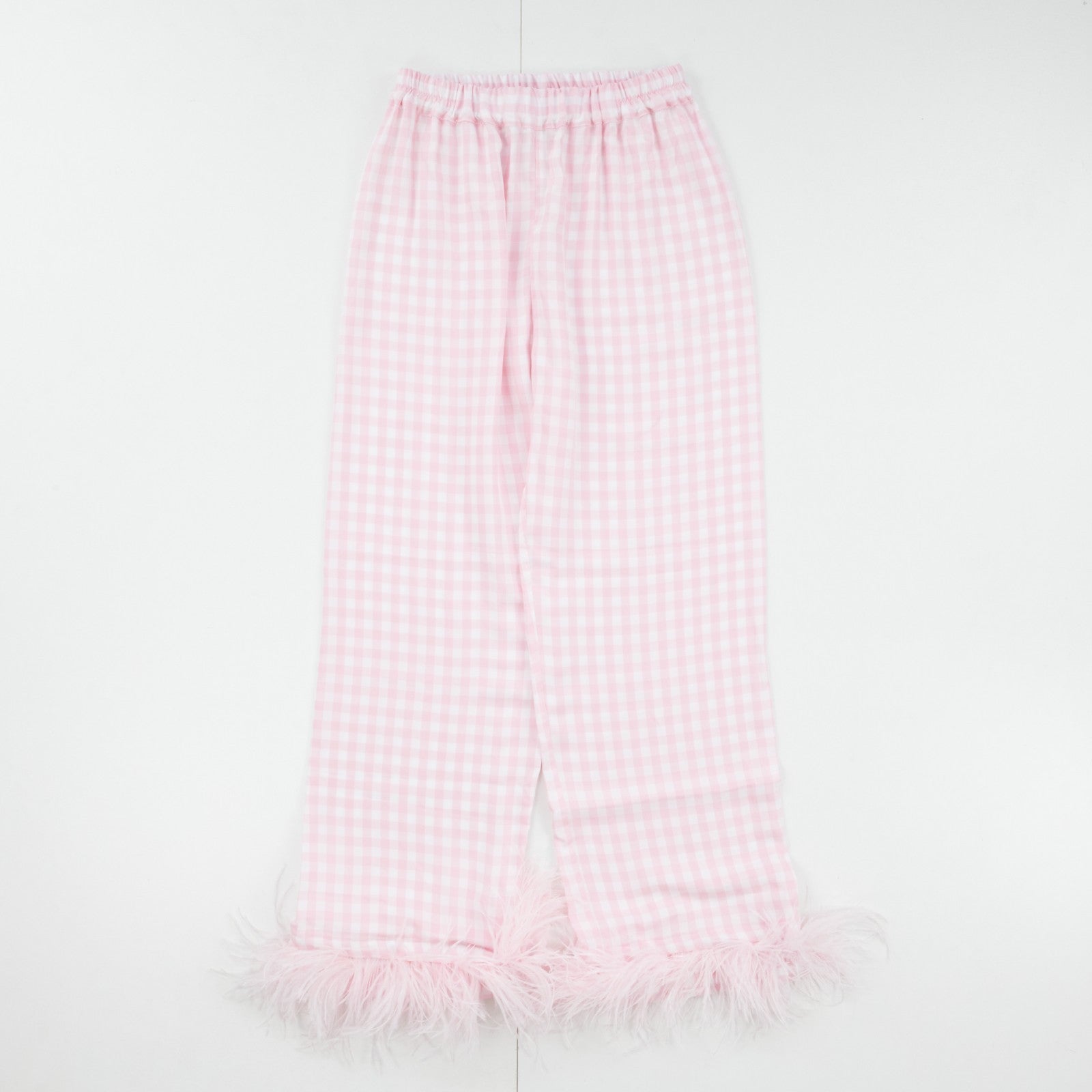 SLEEPER Womens Pink Check Viscose Pyjama Set Button Long Sleeve XS RRP 330 — View 9