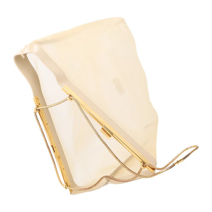 KHAITE Womens Augusta Mesh Leather Tote Bag Beige Gold Chain Handles OS RRP 2120 — View 4
