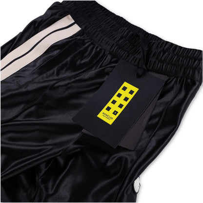 MONCLER GENIUSXPalm Angels Womens Shiny Side Stripe Track Pants Black 2XS RRP375 — View 8