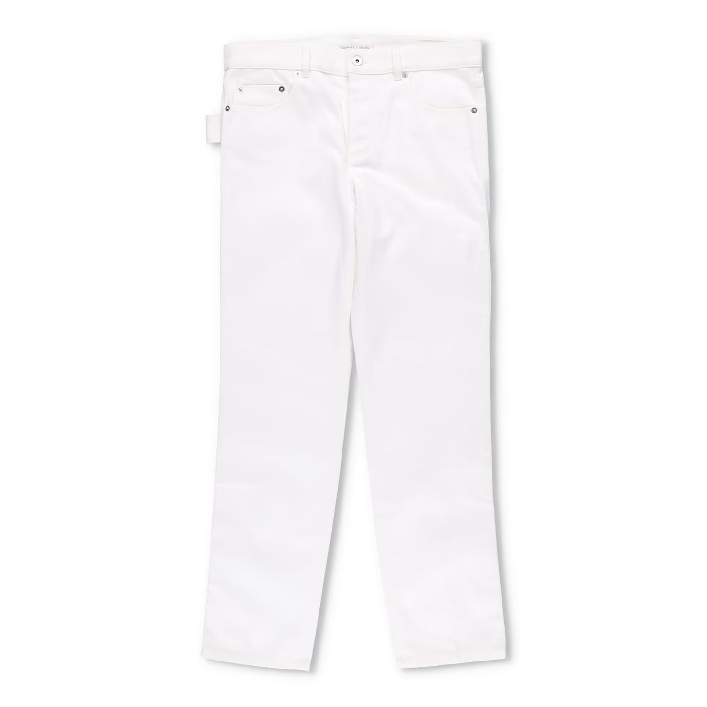 BOTTEGA VENETA Mens Denim Jeans Straight White 5 Pocket Size 40 RRP 650