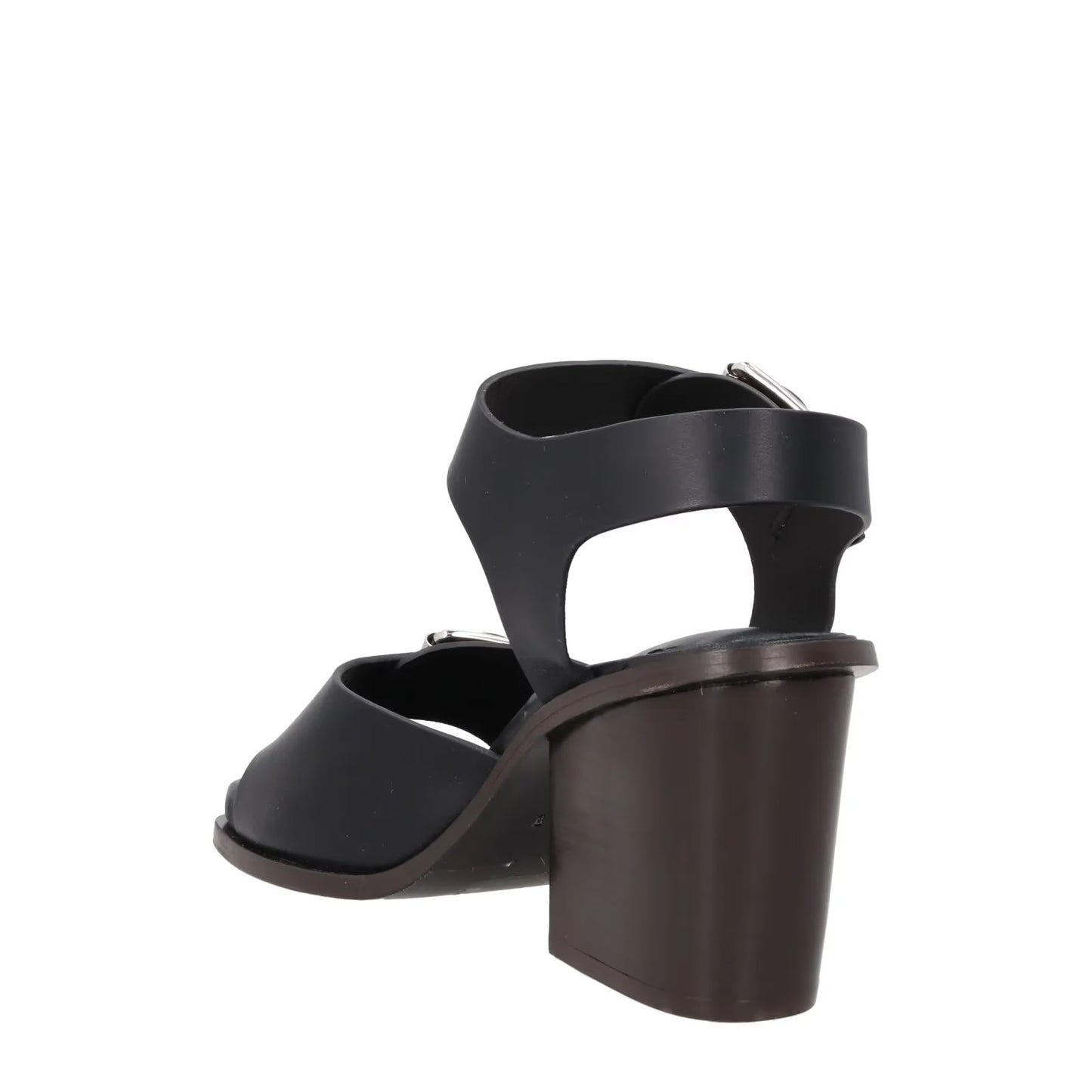 LEMAIRE Womens Strappy Heels Black Leather Calf Buckle Open Toe UK 5 RRP 631.6 — View 5