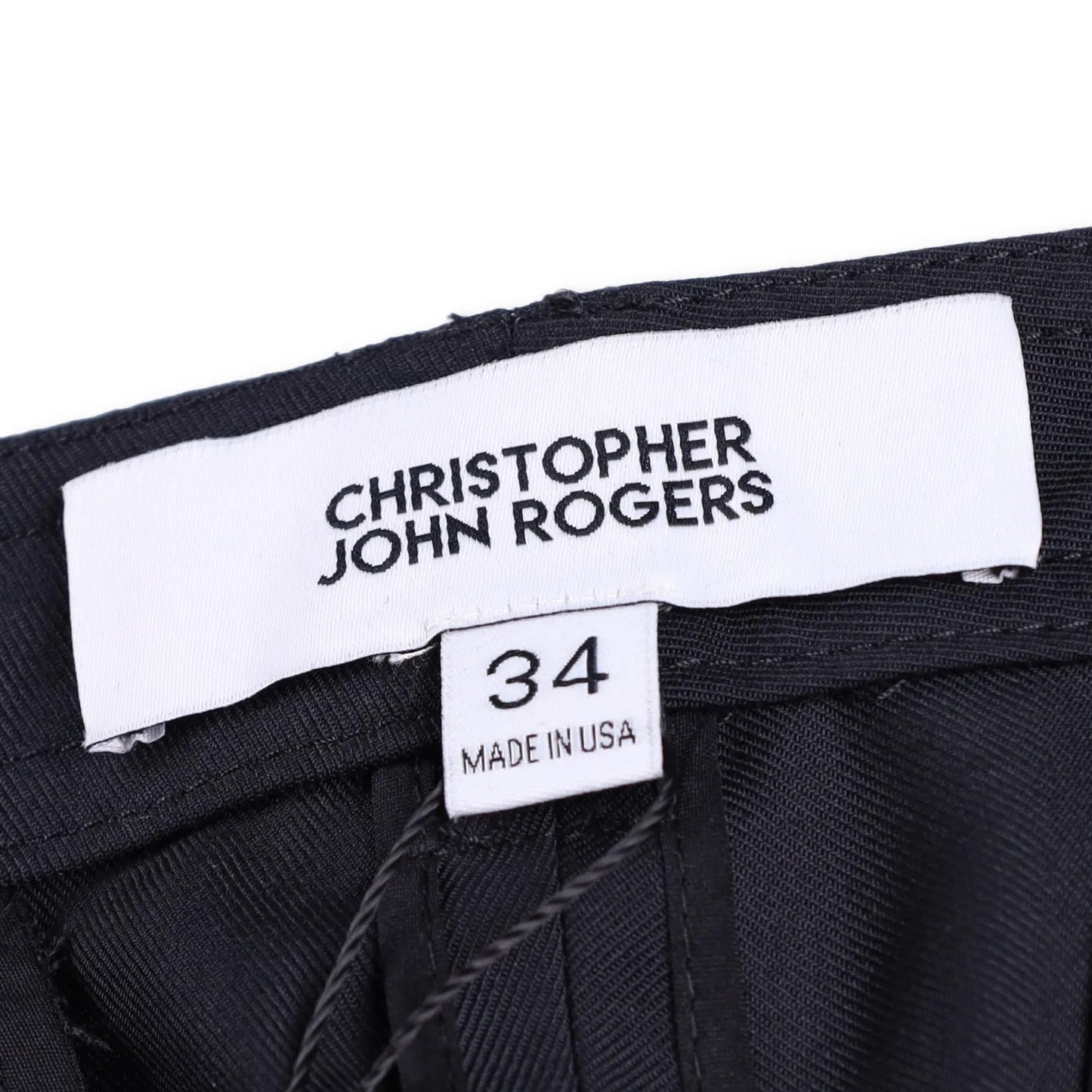 CHRISTOPHER JOHN ROGERS Women Jumbo Cargo Pant Black Wide Leg Trouser 34 RRP1160 — View 7