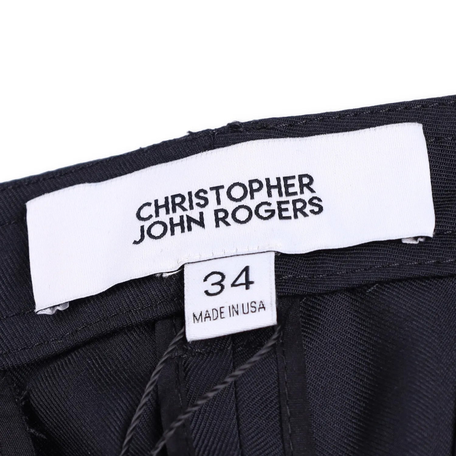 CHRISTOPHER JOHN ROGERS Women Jumbo Cargo Pant Black Wide Leg Trouser 34 RRP1160 — View 7