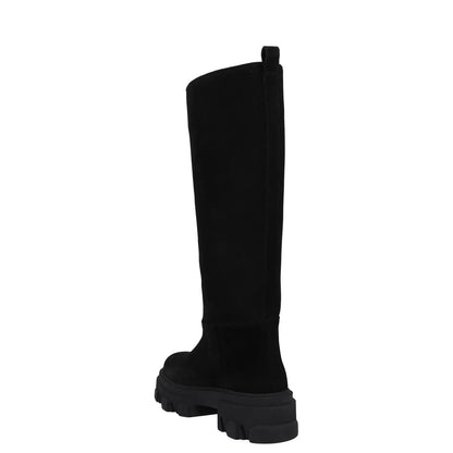 GIABORGHINI x Pernille Teisbaek Womens Boots Black Leather Knee High UK2 RRP 375 — View 5