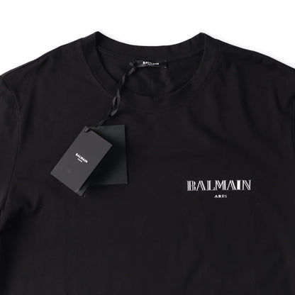 BALMAIN Mens Silver Vintage T-Shirt Classic Fit Crew Neck Short Sleeve XL RRP375 — View 8