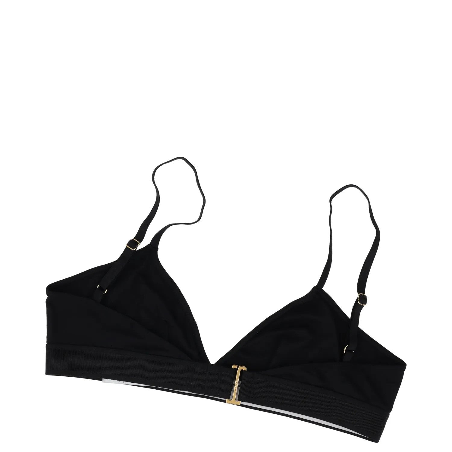 TOM FORD Womens Soft Cup Bra Jersey Logo Band Black Strap Size XL RRP 155 — View 5