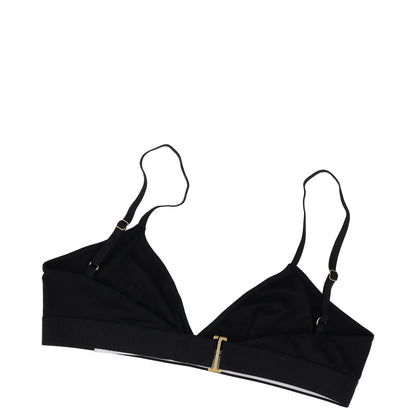 TOM FORD Womens Soft Cup Bra Jersey Logo Band Black Strap Size XL RRP 155 — View 5