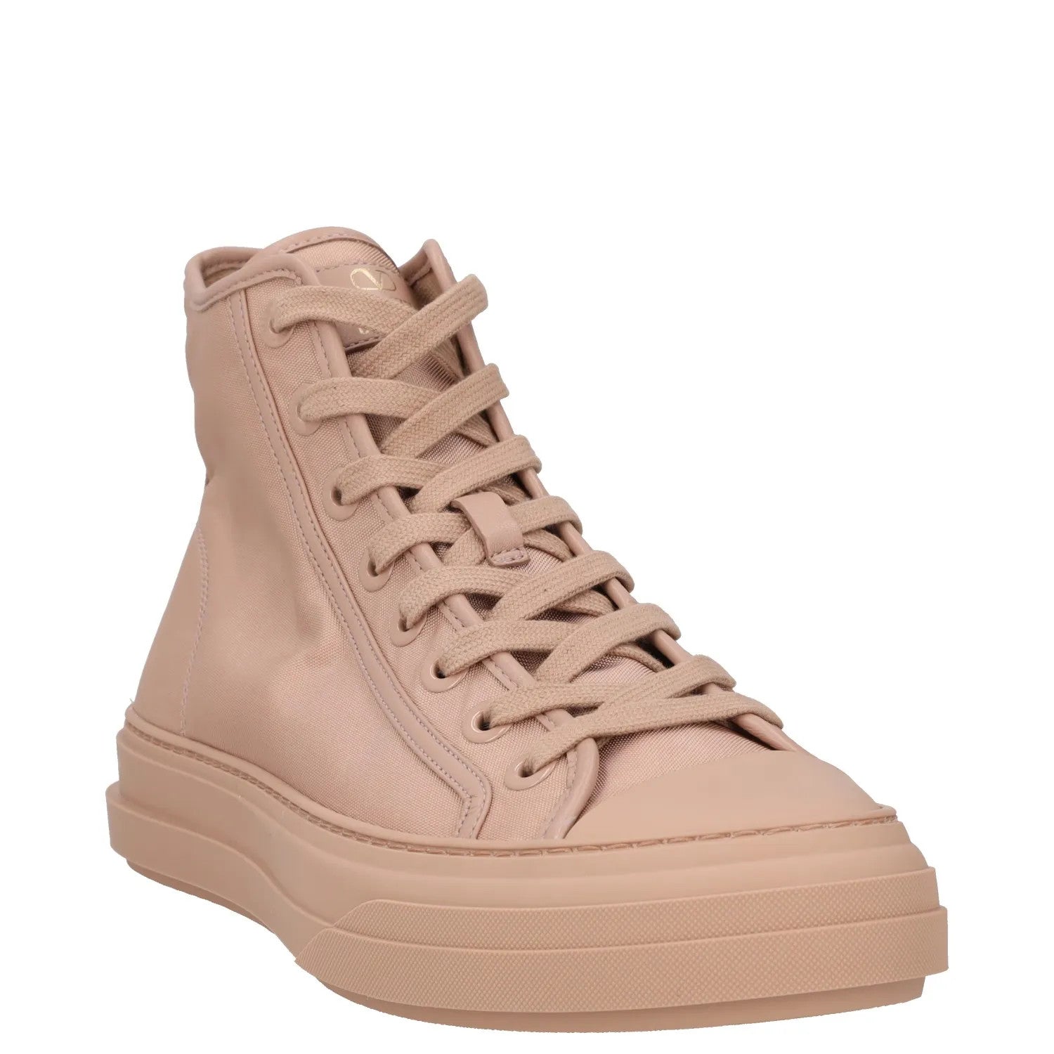 VALENTINO Womens Trainers Pink Synthetic High Top Lace Up UK 7 RRP 600 — View 2