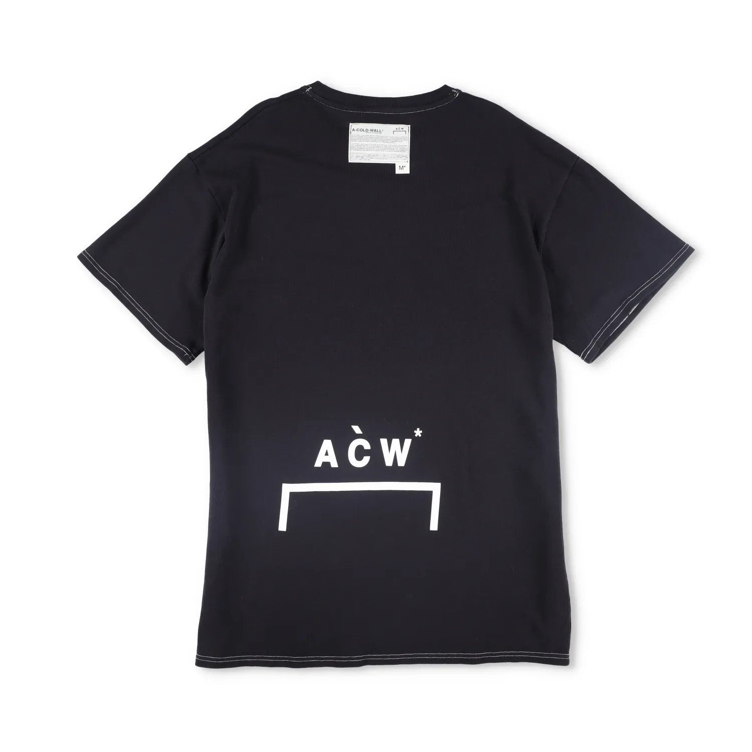 A-COLD-WALL Mens T-Shirt Black Crew Neck Short Sleeve Cotton Size M RRP 150 — View 6