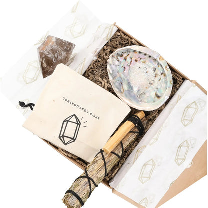 She's Lost Control Cleanse + Protect Giftset Incense Crystal Sage OS RRP 165 — View 2