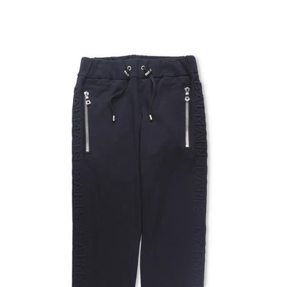 BALMAIN Mens Joggers Cotton Black Cuffed Elastic Drawstring Waist Size XS RRP425 — View 2