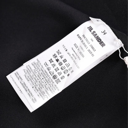 JIL SANDER Womens Midi Dress Strap Bustier Flare Black Strappy Size 34 RRP 2093 — View 6