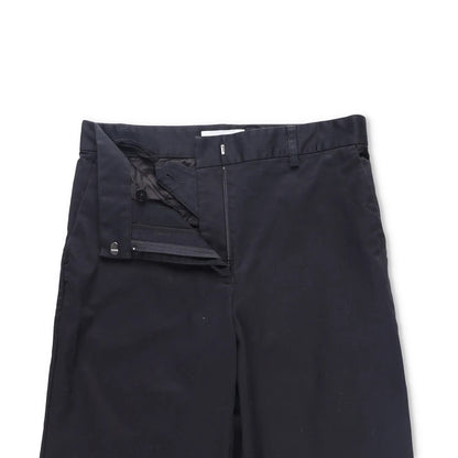 MATTEAU Womens Straight Twill Wide Leg Trousers Black Cotton Blend Size 3 RRP520 — View 5
