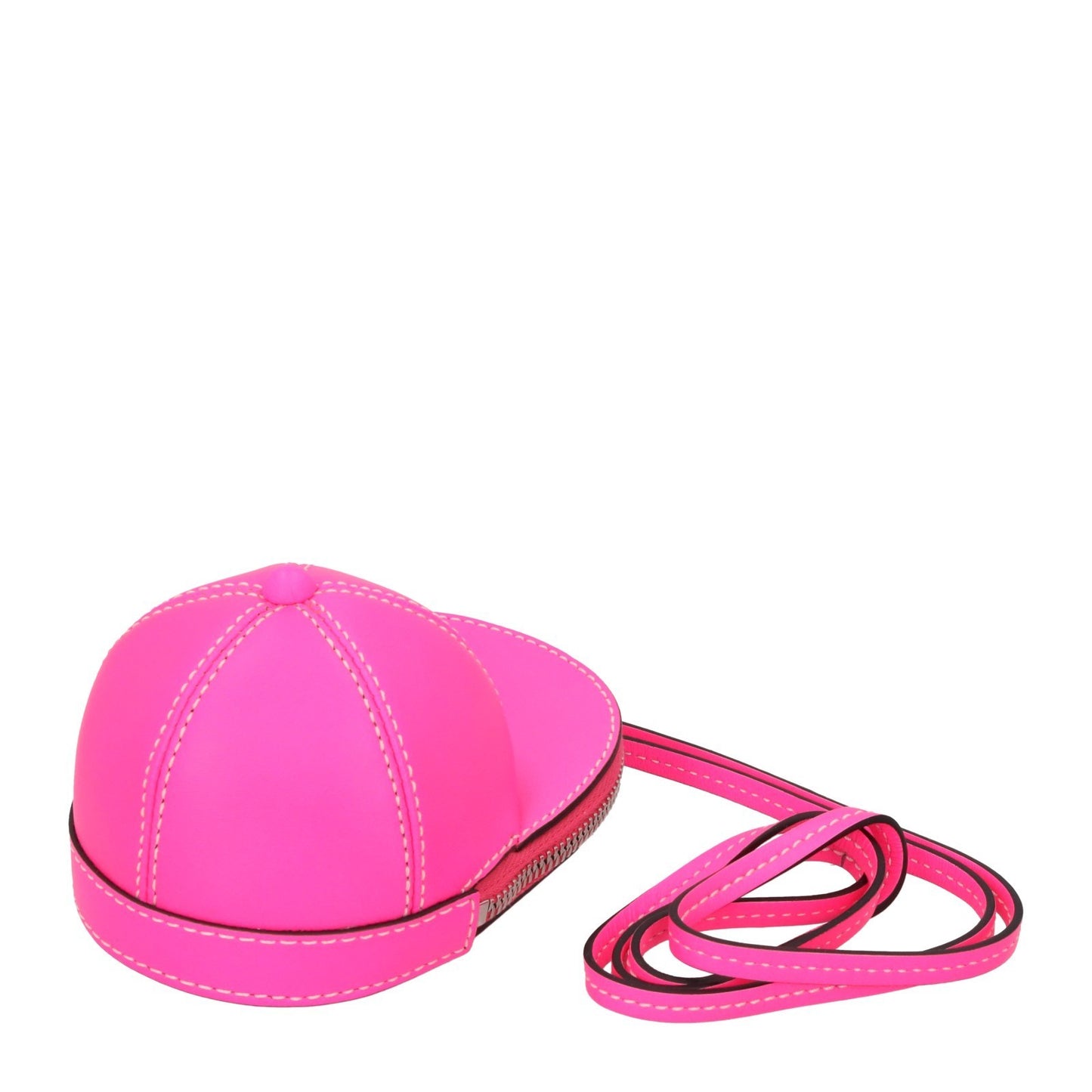 JW ANDERSON Leather Pink Mini Nano Bag Coin Purse Handbag Neon RRP360 — View 5