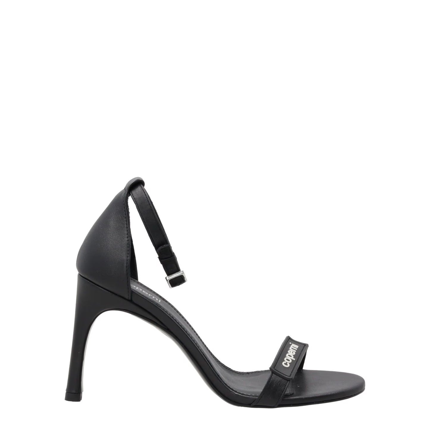 COPERNI Womens Skinny Strap Logo Sandals Leather Formal Heeled Black EU40 RRP450
