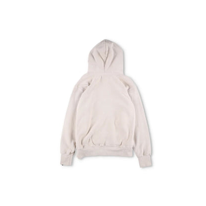 LES TIEN Womens Hoodie Cotton Blend Pullover Beige Front Pocket Size M RRP 260 — View 8