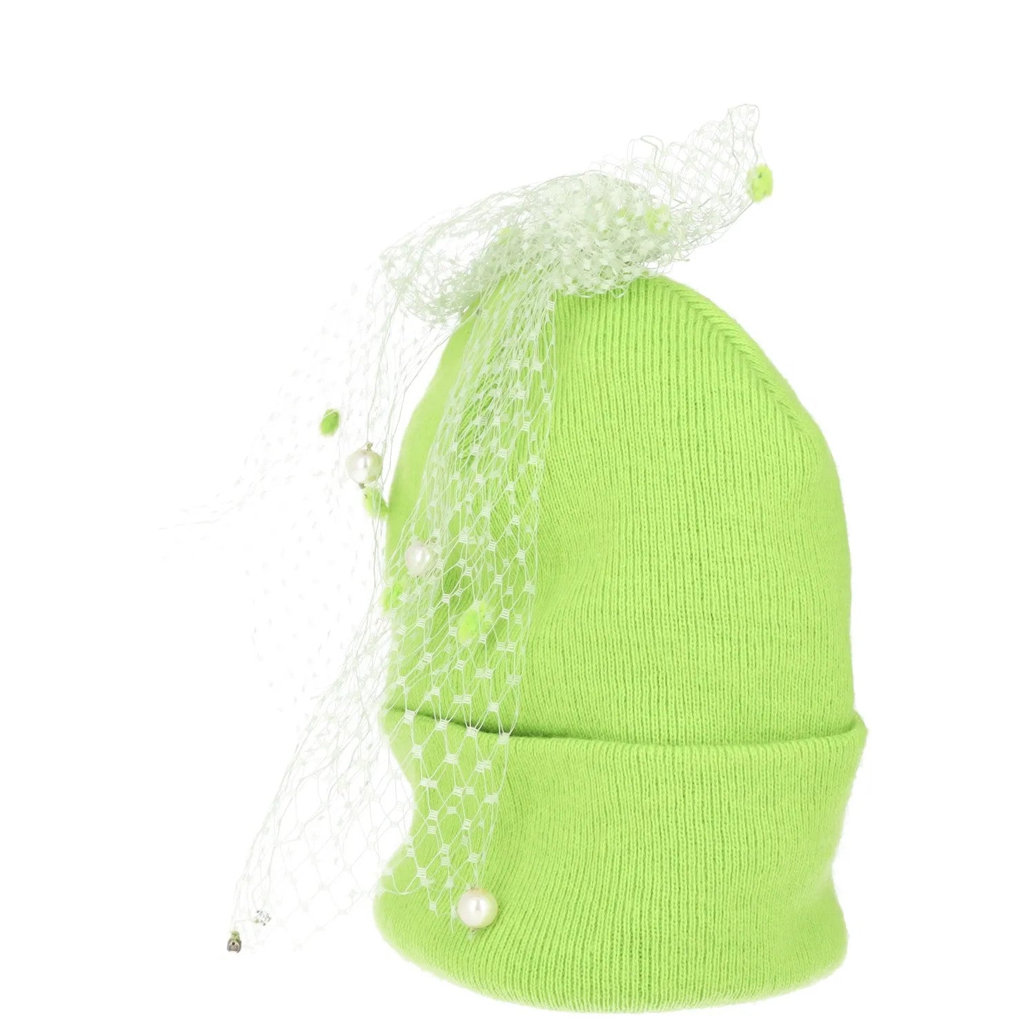 SILVER SPOON ATTIRE Womens Beanie Hat Green Synthetic Bow Detail Size S RRP 100 — View 6
