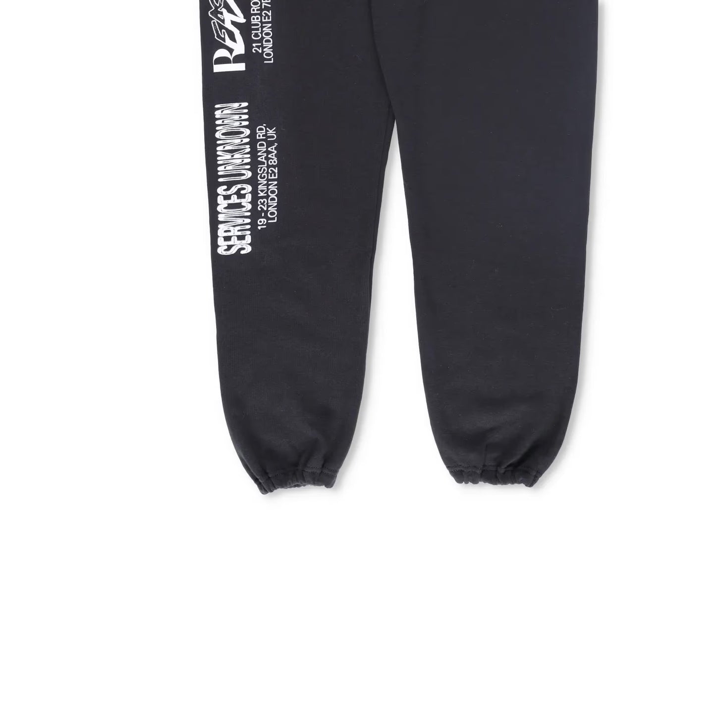 RUSSELL Mens Joggers Black Pockets White Writing Sweatpants Size M RRP 120 — View 4