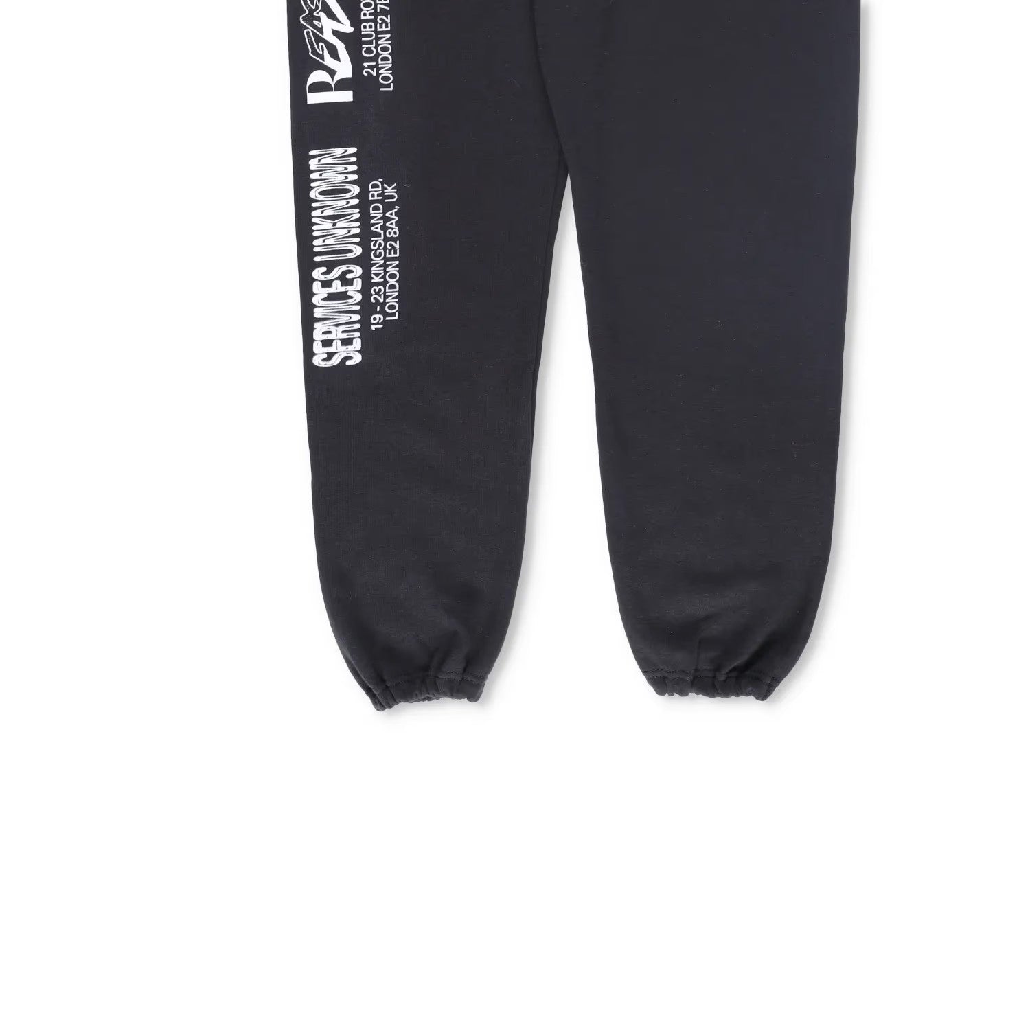 RUSSELL Mens Joggers Black Pockets White Writing Sweatpants Size M RRP 120 — View 4