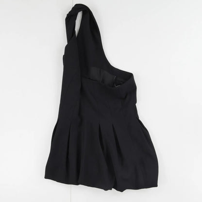 TOVE Womens Black Virgin Wool Halter Neck Crop Blouse Button Detail UK 38 RRP695 — View 8