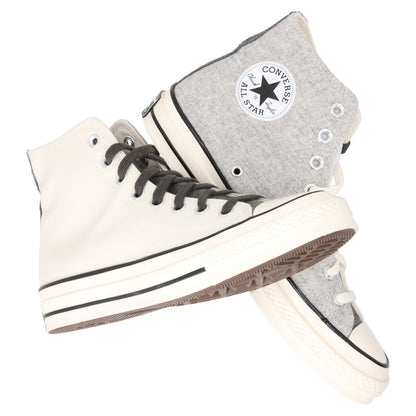 CONVERSE Chuck 70 Hi Turbulence Tofu Hi Top Grey UK 9 RRP 100 — View 8