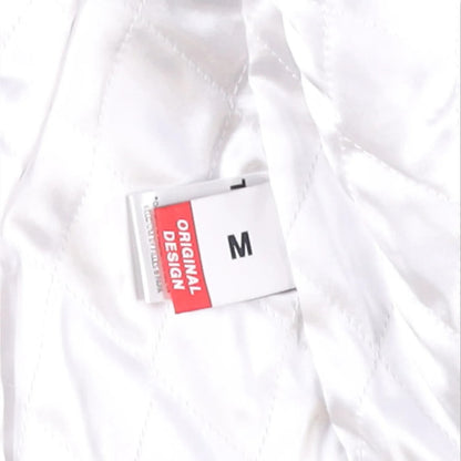 TOM BOY BY FILLES PAPA Mens Leather Jacket Black White Red Blue Size M RRP 700 — View 9