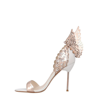 SOPHIA WEBSTER Evangeline Sandal Leather White Comfort Buckle Closure UK7 RRP580 — View 4