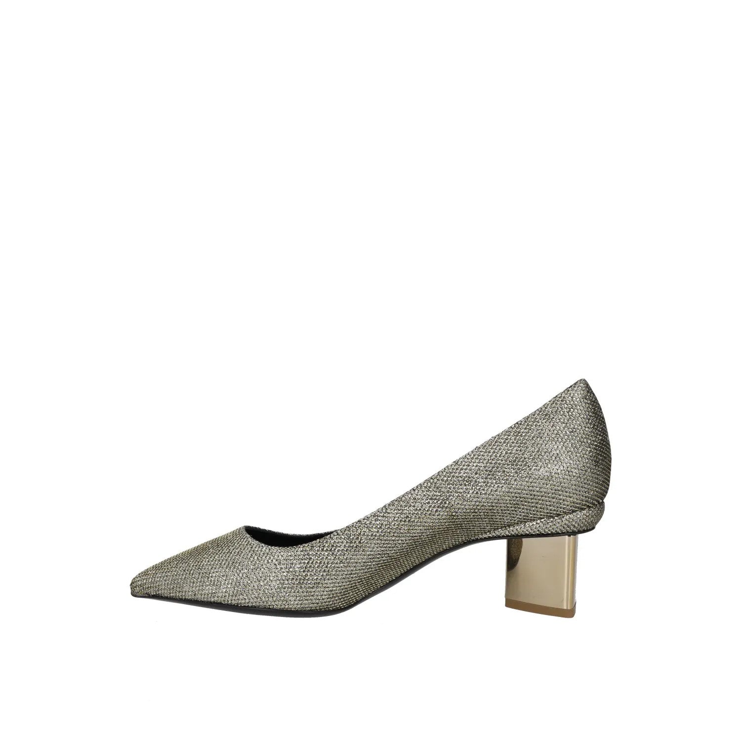 NICHOLAS KIRKWOOD Womens Court Heels Gold Synthetic Block Heel UK 6 RRP 200 — View 4