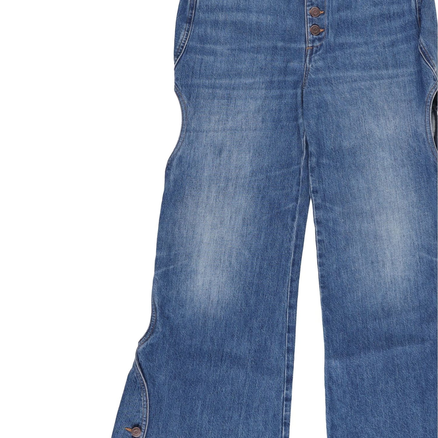 CHLOE Womens Chloe Trouser Denim Wide Leg Jeans Blue Relaxed Fit  28 RRP 762.4 — View 2