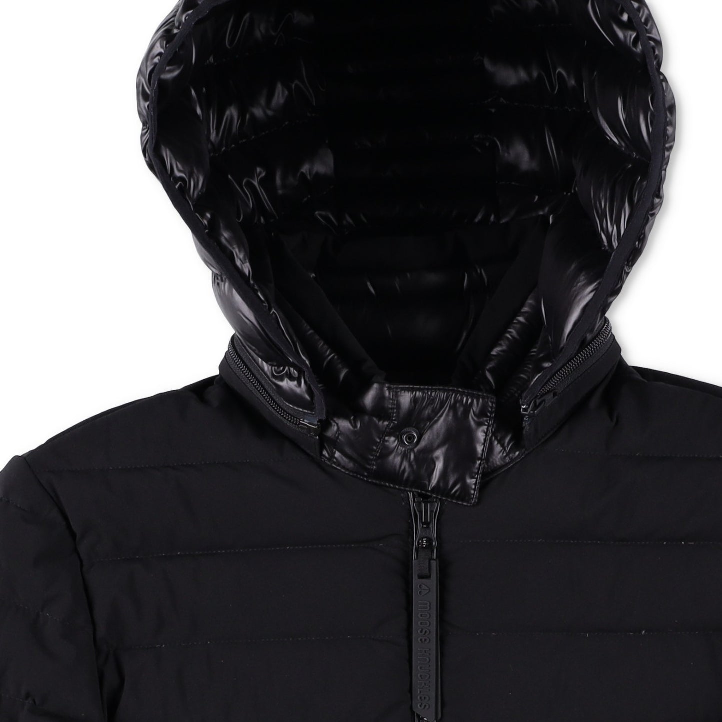 MOOSE KNUCKLES Mens Black Puffer Jacket Size Small Nylon RRP800 — View 5