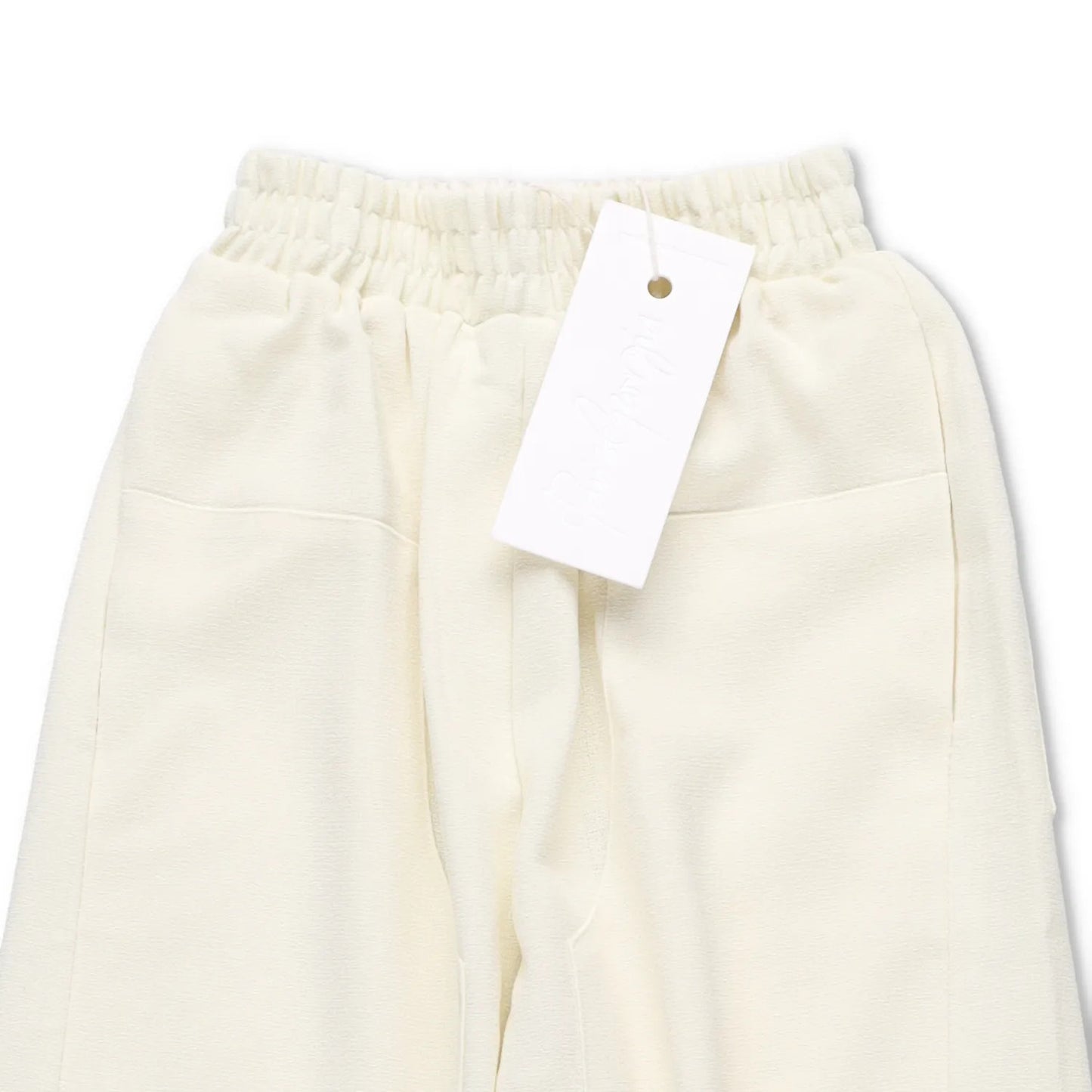 PARIS GEORGIA Womens Trousers Ivory White Wide Leg Side Pockets Size L RRP 250 — View 5