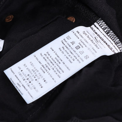 NUDIE JEANS Mens Skinny Jeans Tight Terry Black Stretch Denim 5 Pocket 32 RRP105 — View 9