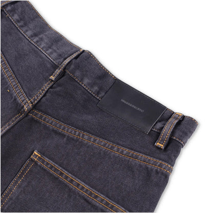 WARDROBE NYC Womens Low Rise Jean Wide-Leg Jeans Black 5 Pocket Size 27 RRP 285 — View 7