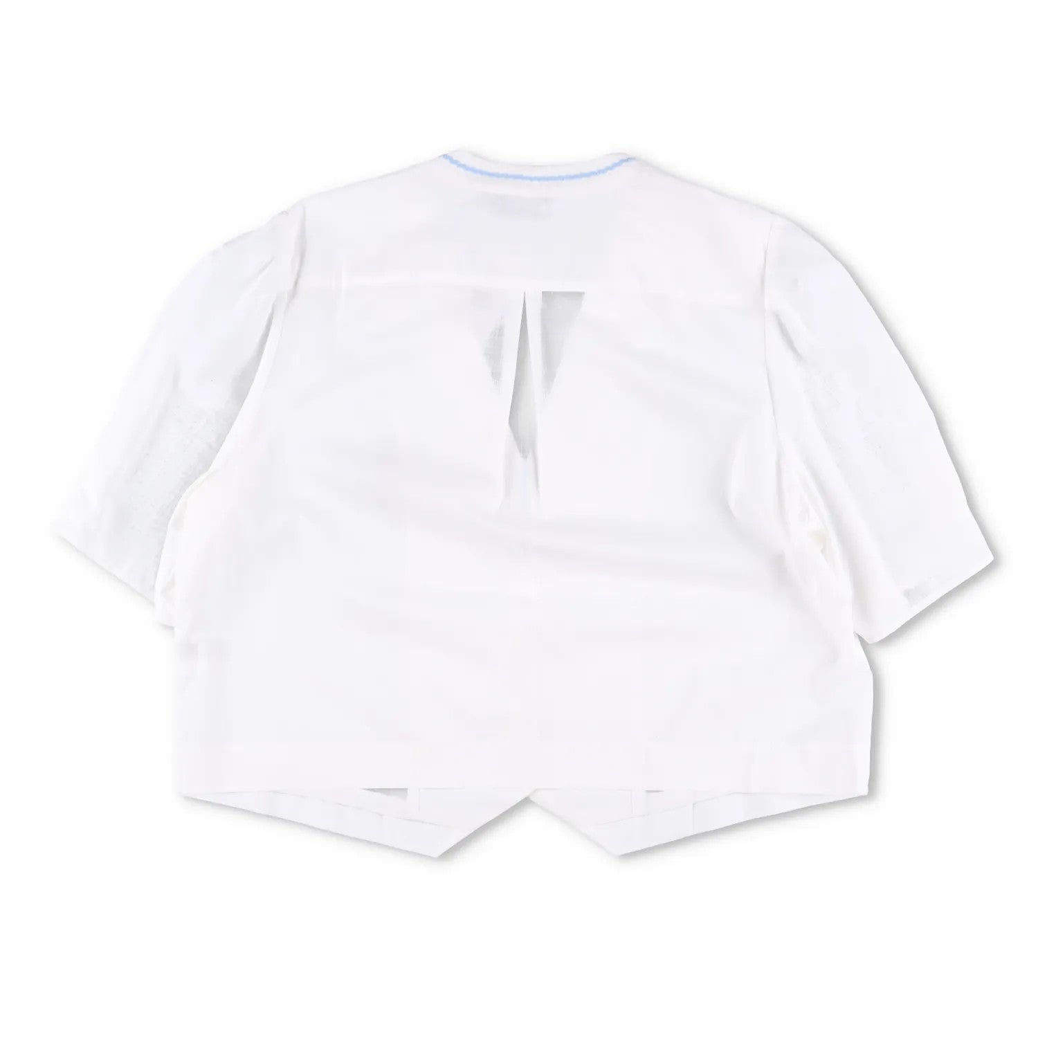 RIXO Womens Ravello Blouse Collared Palm Embroidered Short Puff Sleeve 14 RRP175 — View 10