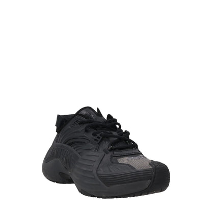 LANVIN Womens Flash-X Sneaker Black Polyurethane Moulded Sole Low Top UK4 RRP630 — View 2