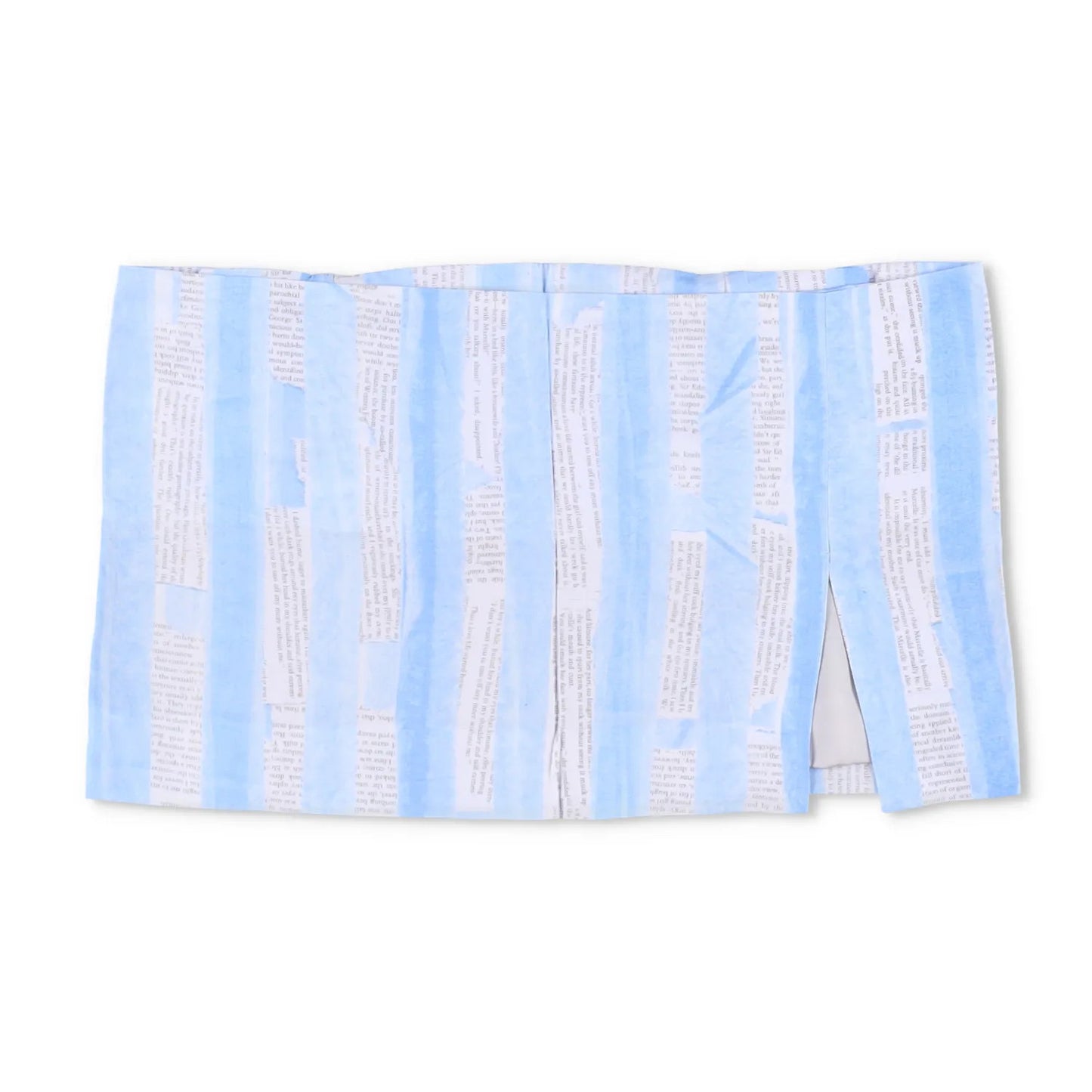 FEBEN Womens The Read Mini Skirt Multicoloured Buttons Striped Short 38 RRP 505 — View 5