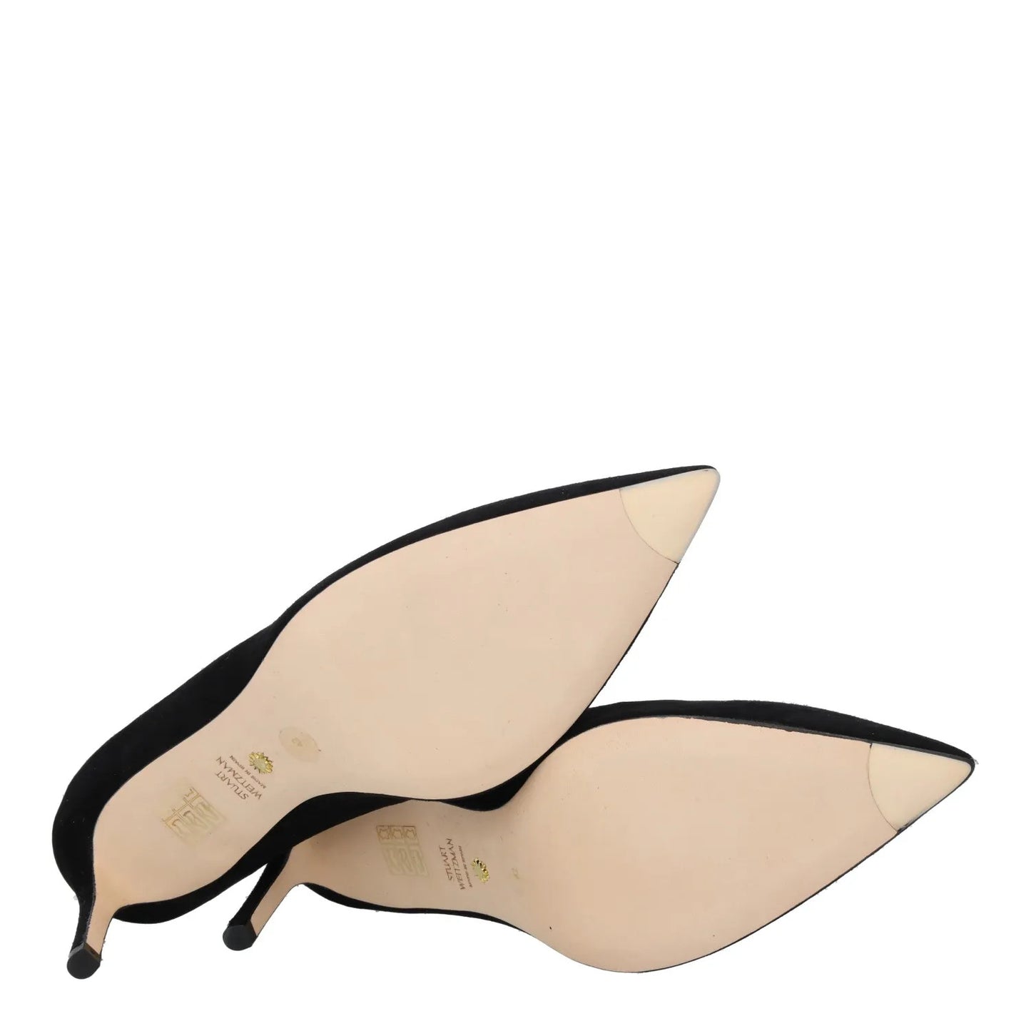 STUART WEITZMAN Ladies Anny 70 Suede Court Heel Black Comfort EU 42 RRP 375 — View 8