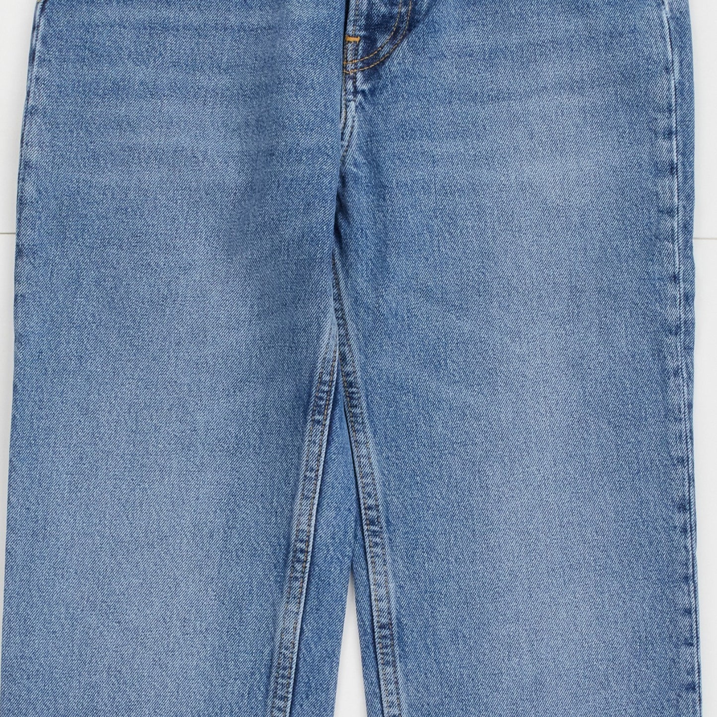 TOTEME Womens Jeans Classic Cut Straight High Waist Cropped Raw Hem W24 RRP240 — View 4
