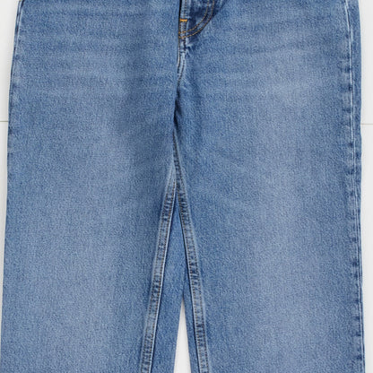 TOTEME Womens Jeans Classic Cut Straight High Waist Cropped Raw Hem W24 RRP240 — View 4