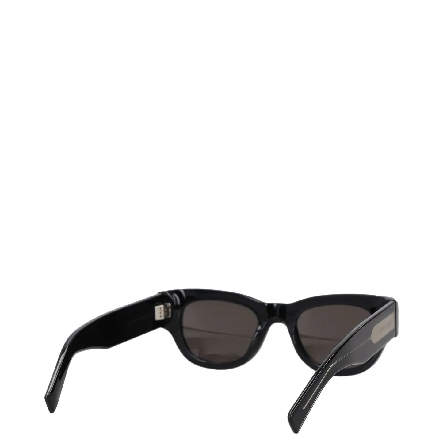 SAINT LAURENT Womens Square Sunglasses Black Acrylic Tinted Lens One Size RRP250 — View 5