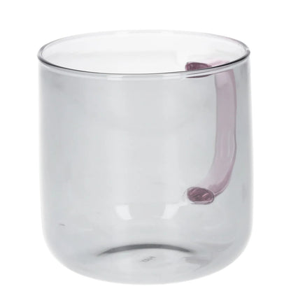 HAY single unit 300ml Mugs Multicoloured Handle Tea Glass Round OS RRP 45 — View 4