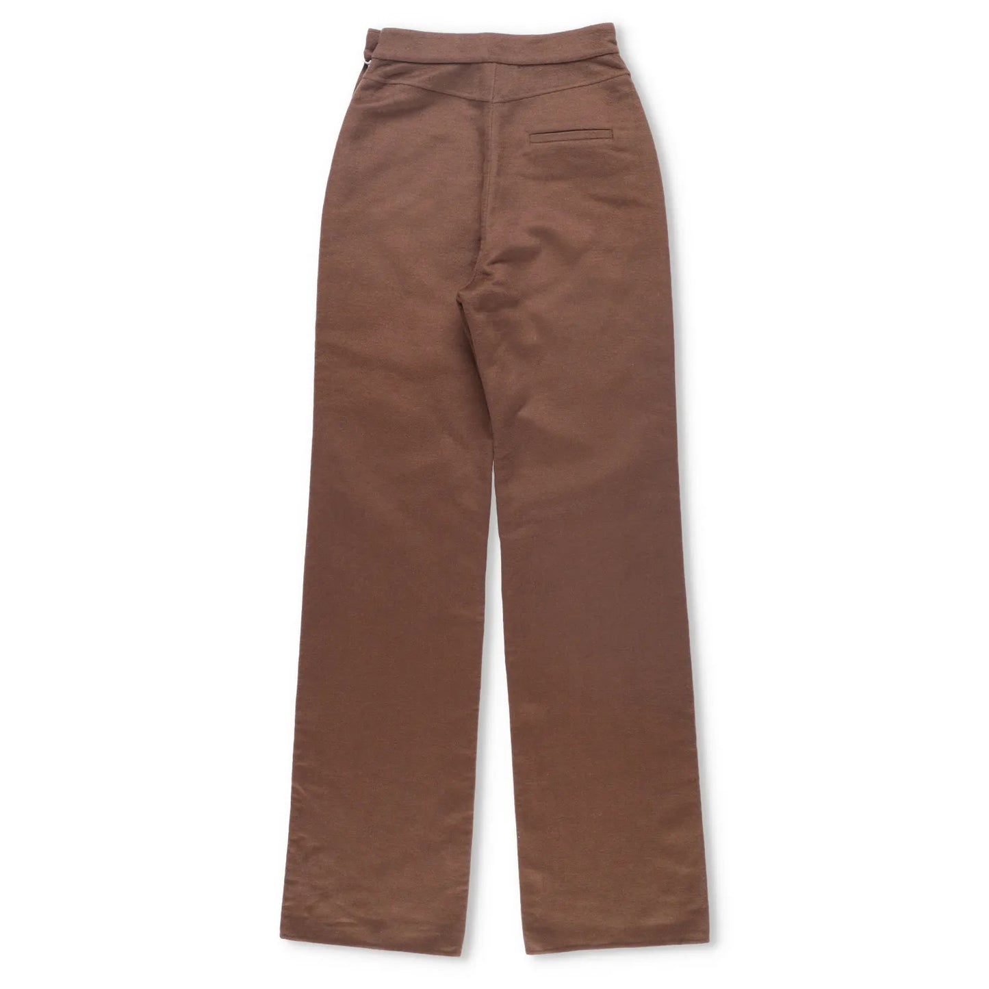 NANUSHKA Womens Bya Slim Leg Trousers Brown Wool Blend High Waist XS RRP 625 — View 9