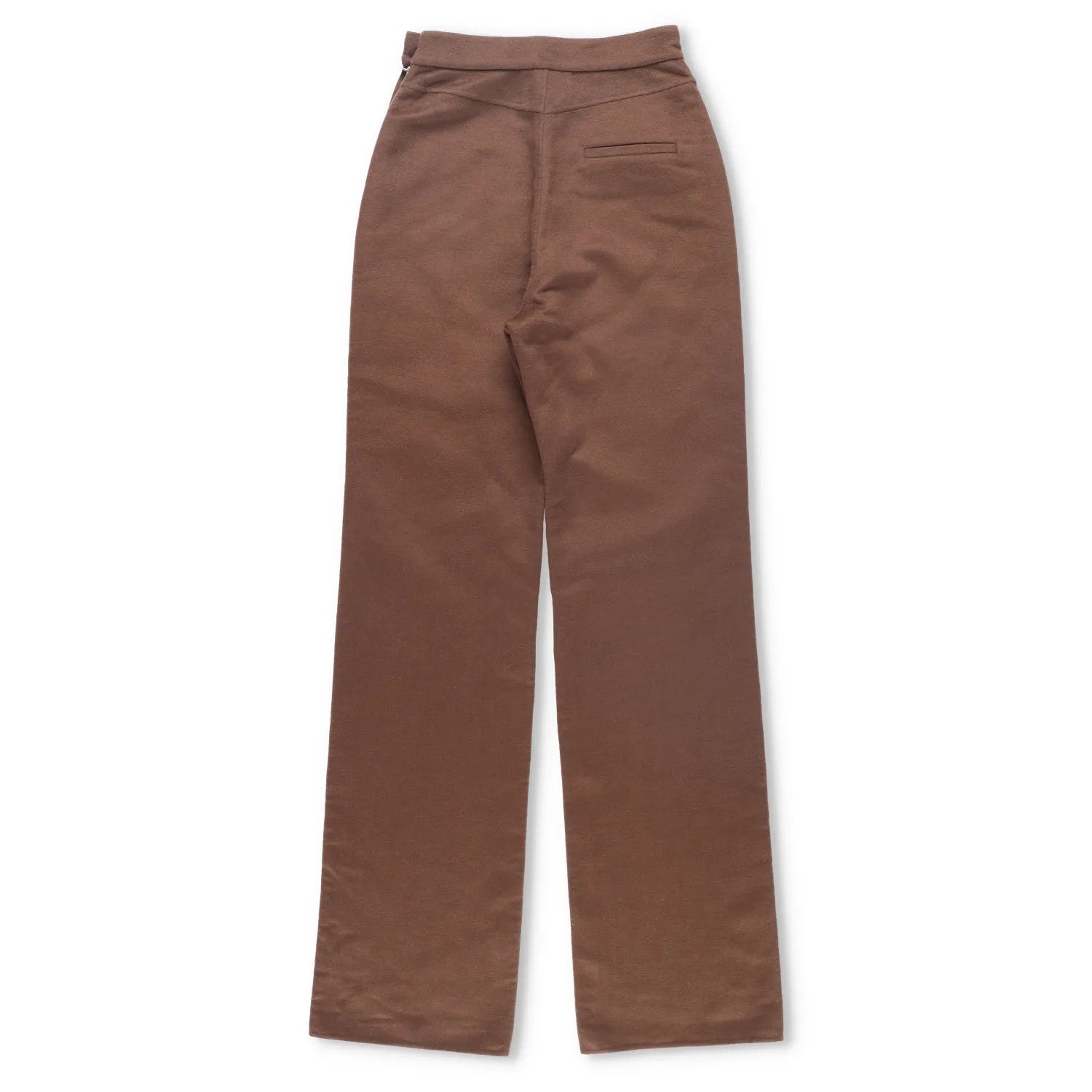 NANUSHKA Womens Bya Slim Leg Trousers Brown Wool Blend High Waist XS RRP 625 — View 9
