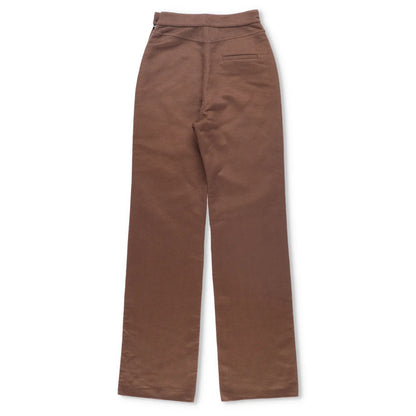 NANUSHKA Womens Bya Slim Leg Trousers Brown Wool Blend High Waist XS RRP 625 — View 9