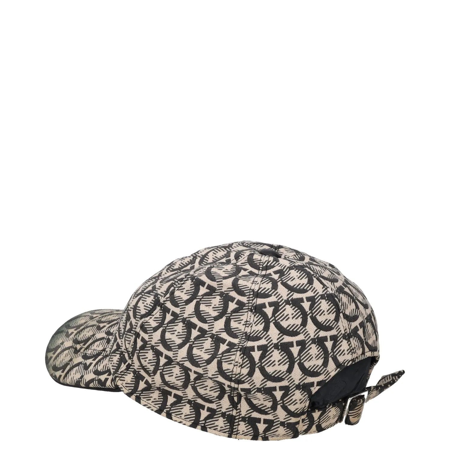 SALVATORE FERRAGAMO Mens Core Jacquard Logo Baseball Cap Multicoloured OS RRP275 — View 4