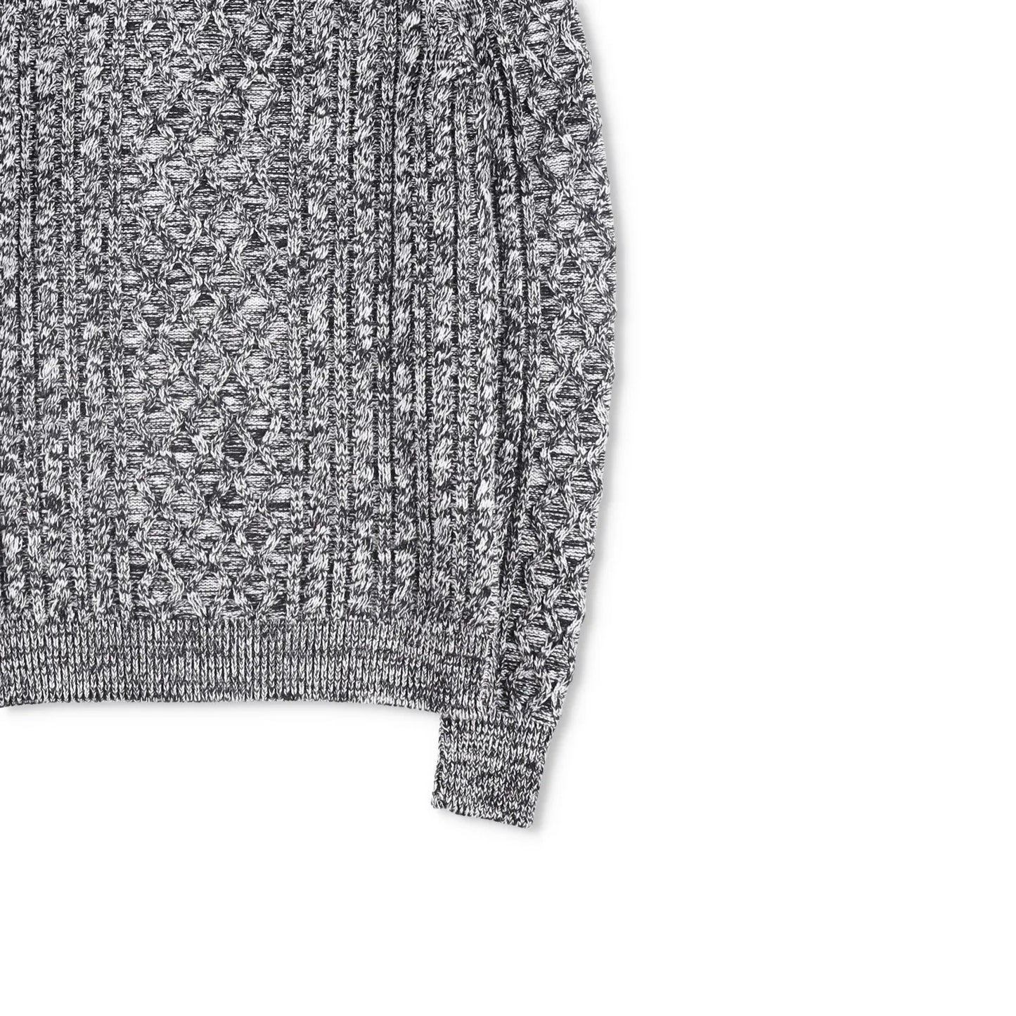 DIOR Womens Jumper Grey Wool Cable Knit Crew Neck Pullover Size M RRP 1500 — View 4