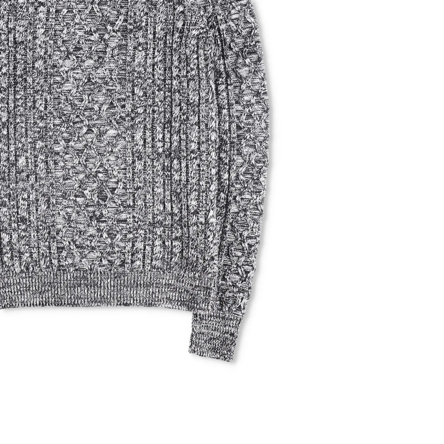 DIOR Womens Jumper Grey Wool Cable Knit Crew Neck Pullover Size M RRP 1500 — View 4